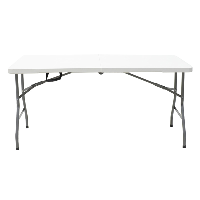 Tavolinë katering Rodeo pakoworld palosëse-valixhe e bardhë 240x76x74cm