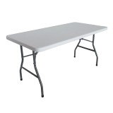 Tavolinë catering-konference Aprilia pakoworld sipërfaqe e bardhë njëcopëshe 198x90x74cm