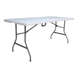 Tavolinë catering-konference e palosshme-valixhe Nedio pakoworld e bardhë 180x70x74cm