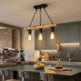 Ndriçues tavani PWL-1027 pakoworld E27 metal i zi-natyral 48.5x10x47cm