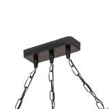 Ndriçues tavani PWL-1027 pakoworld E27 metal i zi-natyral 48.5x10x47cm