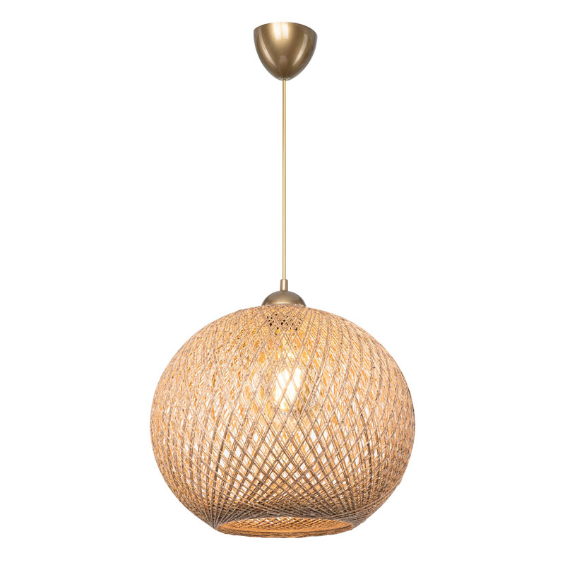 Dritë tavani Leshia pakoworld E27 kafe D38x38cm