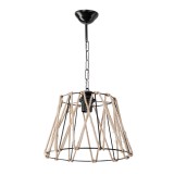 Ndriçues tavani PWL-1114 pakoworld E27 i zi-bejzh 30x20cm