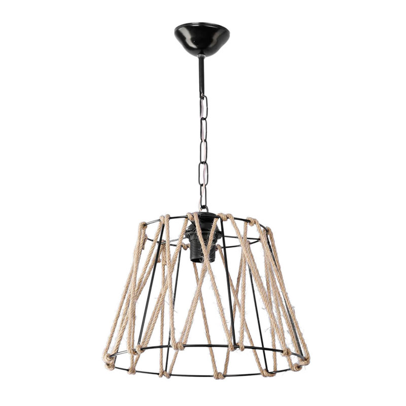 Ndriçues tavani PWL-1114 pakoworld E27 i zi-bejzh 30x20cm