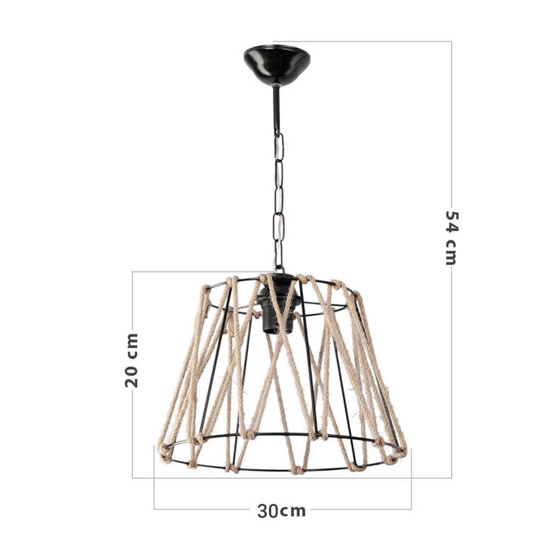 Ndriçues tavani PWL-1114 pakoworld E27 i zi-bejzh 30x20cm