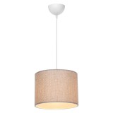 Dritë tavani PWL-1115 pakoworld E27 bezhë-bardhë D22x16,5cm