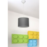 Dritë tavani PWL-1115 pakoworld Ε27 gri-e bardhë D22x16,5cm