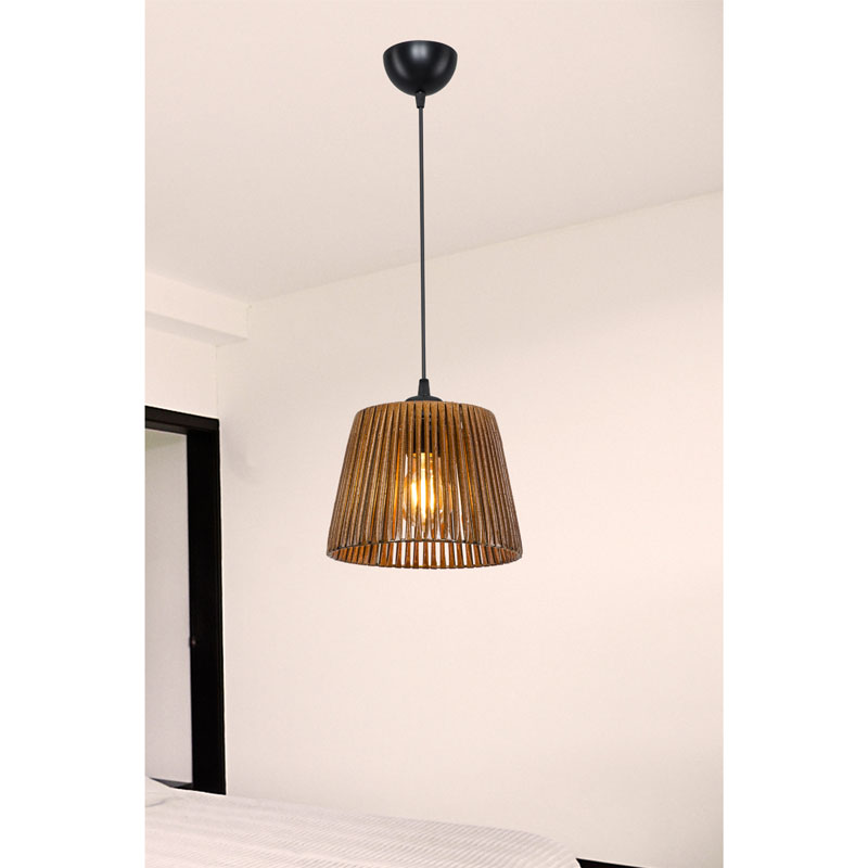 Ndriçues tavani PWL-1116 pakoworld E27 kafe D20x15cm