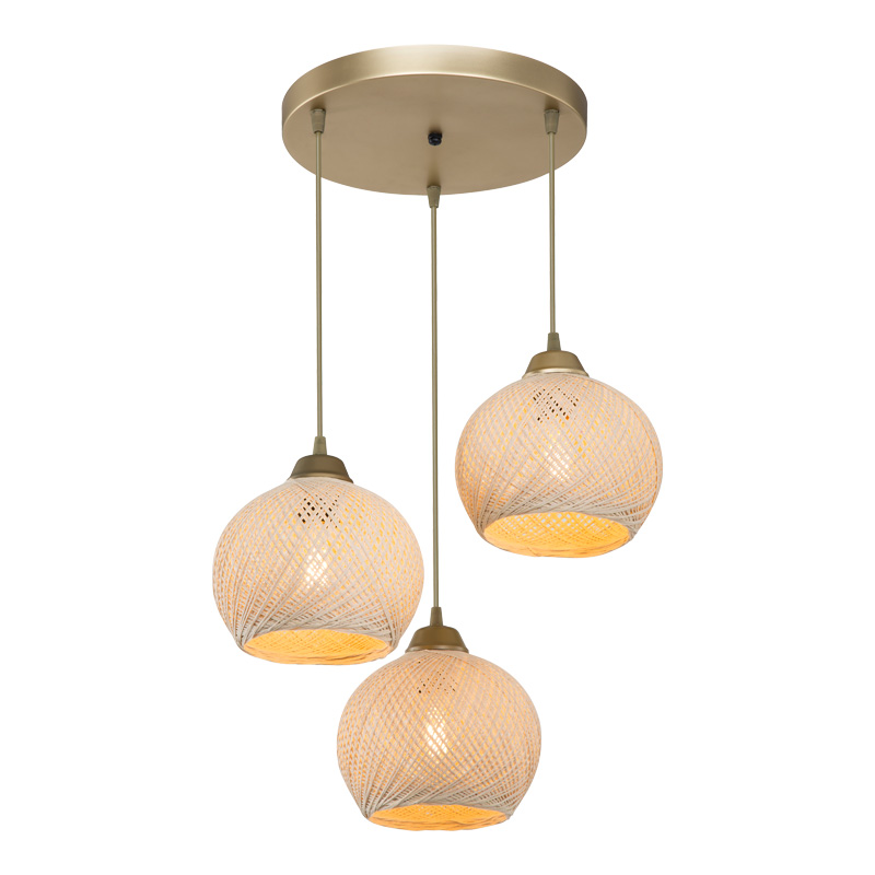 Ndriçues tavani PWL-1121 pakoworld E27 krem-ar D40x75cm