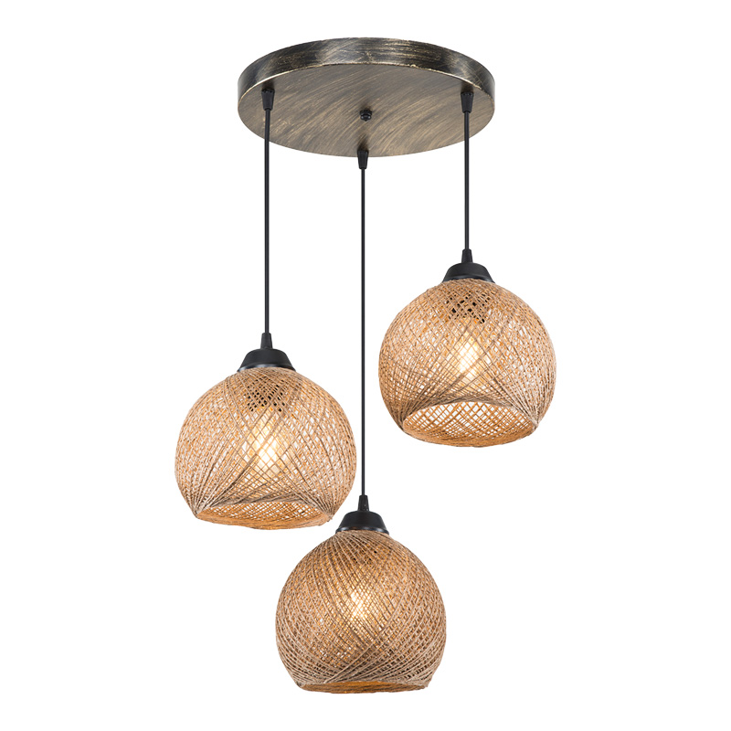 Ndriçues tavani PWL-1121 pakoworld E27 kafe D40x75cm