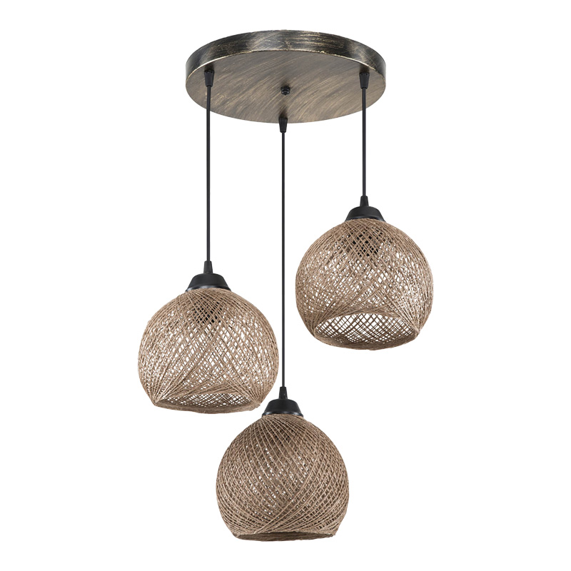 Ndriçues tavani PWL-1121 pakoworld E27 kafe D40x75cm
