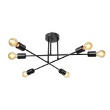 Ndriçues tavani PWL-1122 pakoworld E27 i zi D61x25cm