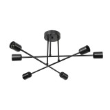 Ndriçues tavani PWL-1122 pakoworld E27 i zi D61x25cm