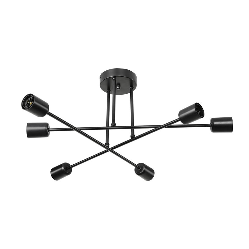 Ndriçues tavani PWL-1122 pakoworld E27 i zi D61x25cm