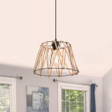 Dritë tavani PWL-1160 pakoworld E27 e zezë-ropa 31x23.5cm