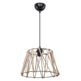 Dritë tavani PWL-1160 pakoworld E27 e zezë-ropa 31x23.5cm