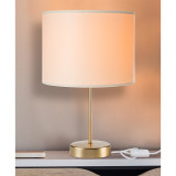 Llambë tavoline PWL-1183 pakoworld E27 krem-e artë D22x36.5cm