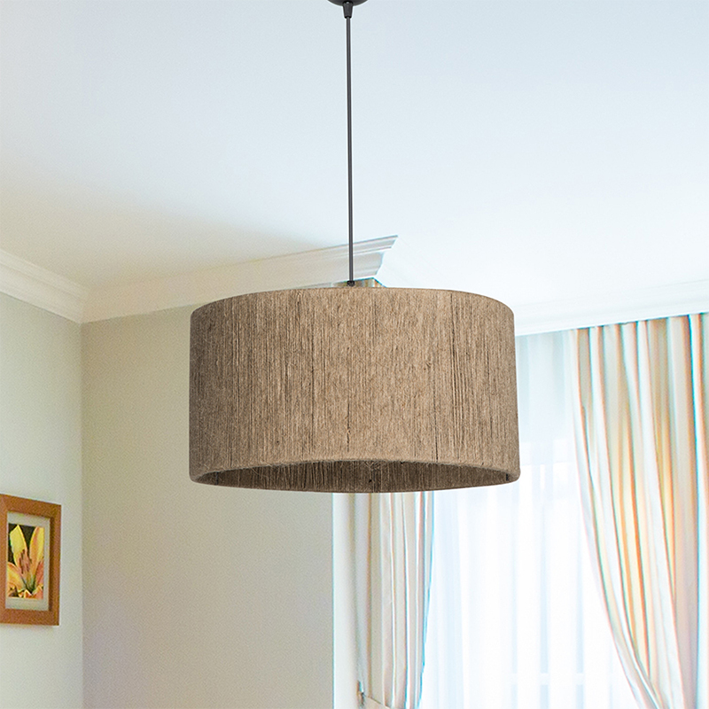 Ndriçues tavani PWL-1184 pakoworld E27 kafe D40x20cm