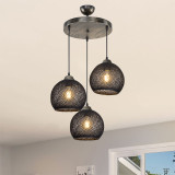 Dritë tavani PWL-1121 pakoworld Ε27 e zezë-bronz D40x80cm