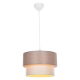 Ndriçues tavani PWL-1194 pakoworld E27 bezhë D30x19cm