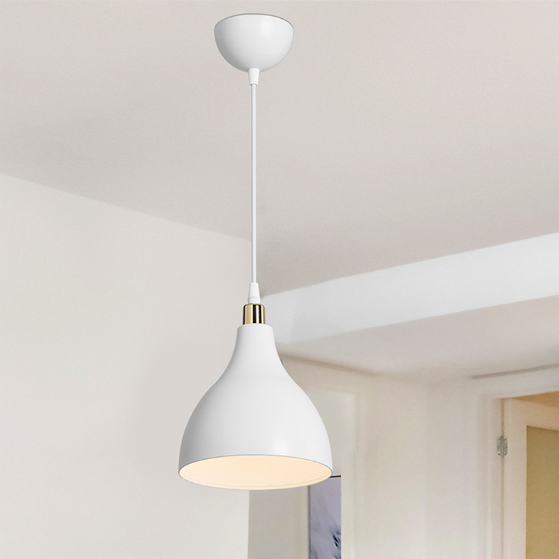 Ndriçues tavani Lofty pakoworld E27 i bardhë D18x22cm