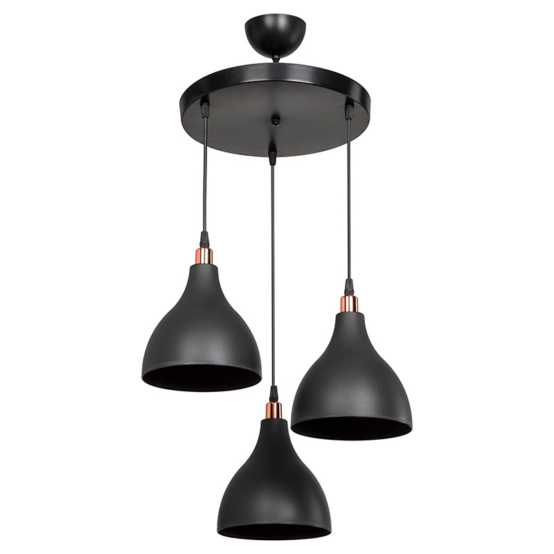 Ndriçues tavani Lofty pakoworld E27 i zi D40x80cm