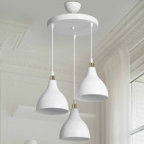 Llamba tavani Lofty pakoworld E27 e bardhë D40x80cm