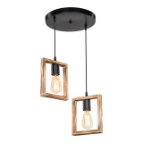 Ndriçues tavani Isolate pakoworld E27 arre D43x83cm