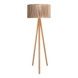 Llamba dyshemeje Karnia pakoworld E27 MDF në nuancë natyrale Φ45x155cm