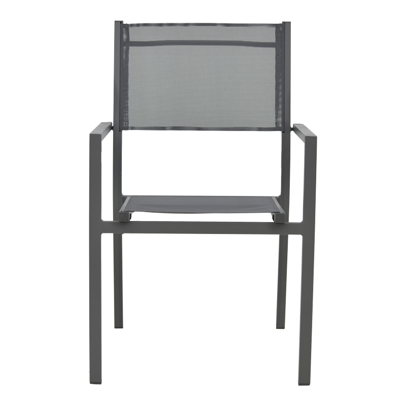 Karrige e palosshme Moly pakoworld alumin-textilene antracit 61x56.5x87.5cm