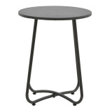 Tavolinë Bramwell pakoworld metal gri e errët D40x50cm