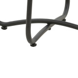 Tavolinë Bramwell pakoworld metal gri e errët D40x50cm
