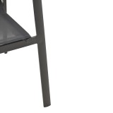 Fotel kopshti Dashiell pakoworld metal i zi textilene i zi 57x71x93cm