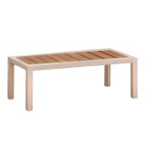 Set salloni kopshti Fashionable pakoworld 4 copë pëlhurë bezhë-alumin i bardhë