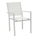 Zacreta- Nares set tavoline ngrënieje me 5 copë pakoworld alumini i bardhë dhe kompensatë në ngjyrë natyrale 180x90x72.5cm