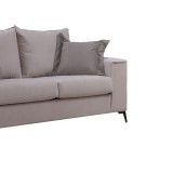 Divan 2 vendesh Verona krem - jastëkë moka 173x93x100cm