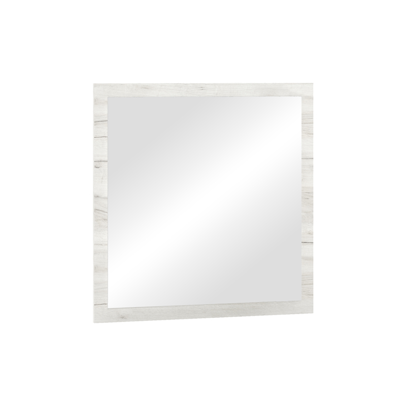 Tavolinë tualeti me pasqyrë Neruda pakoworld e bardhë antike-lis 114.5x39.5x76cm
