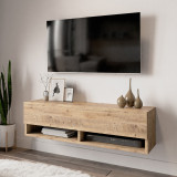 Njësi TV muri Roscoe pakoworld në ngjyrë lisi 100x31,5x29,5cm
