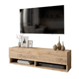 Njësi TV muri Roscoe pakoworld në ngjyrë lisi 100x31,5x29,5cm