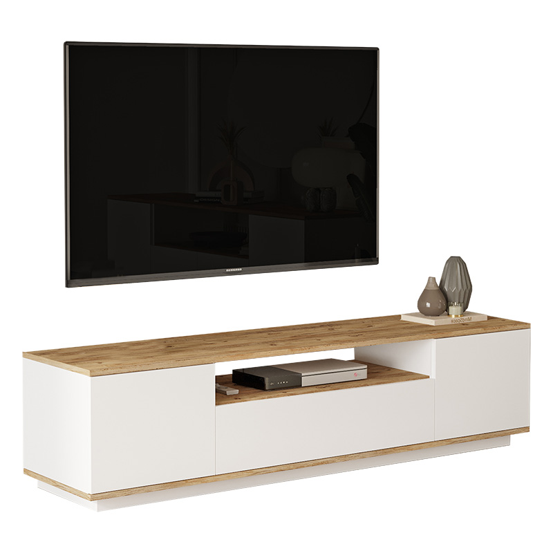 Kabinet TV Soren pakoworld sonoma-e bardhë 180x.44.5x44.6cm