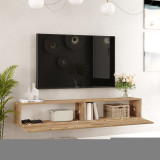 Njësi TV muri Dello pakoworld ngjyrë SONOMA 180x31.6x29.6cm