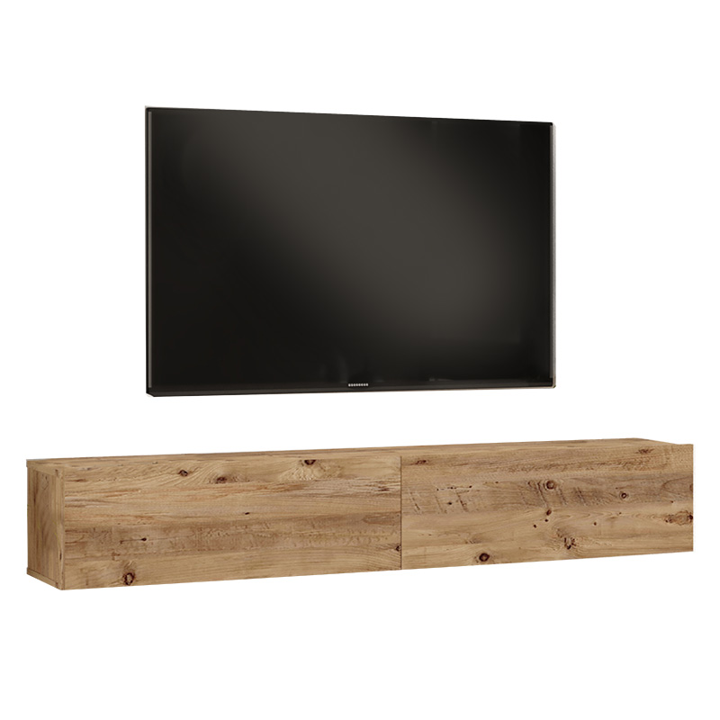 Njësi TV muri Dello pakoworld ngjyrë SONOMA 180x31.6x29.6cm