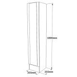 Kolonë Xara pakoworld lis 35.5x35.5x180cm