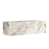 Njësi TV Serit pakoworld melamine mermeri fildish 100x31.5x29.6cm