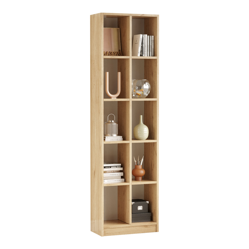 Librari Oteca me 10 rafte pakoworld në lis 51.1x25.4x180cm