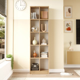 Librari Oteca me 10 rafte pakoworld në lis 51.1x25.4x180cm