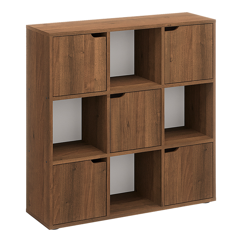 Bibliotekë Bookel pakoworld në ngjyrë arre 88.5x27.5x89.3cm