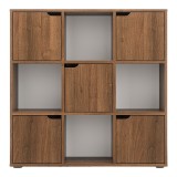 Bibliotekë Bookel pakoworld në ngjyrë arre 88.5x27.5x89.3cm