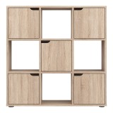 Bibliotekë Bookel pakoworld në ngjyrë SONOMA 88.5x27.5x89.3cm