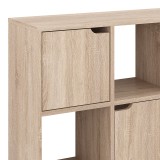 Bibliotekë Bookel pakoworld në ngjyrë SONOMA 88.5x27.5x89.3cm